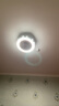 領(lǐng)王吸頂風扇燈臥室餐廳全光譜兒童房電扇燈吊扇燈矮樓層裝飾吸頂燈 全光譜星月藍-變頻6檔-調(diào)光-聲控 曬單實拍圖