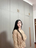 嫻妃小香風針織開衫長袖毛衣女2023春季新款百搭氣質小眾設計感上衣潮 卡其色 M 80-100斤 曬單實拍圖