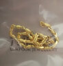六福珠寶七夕禮物足金小金魚如魚得水黃金手鏈女 計(jì)價(jià)B01G0004DS 約4.37克 曬單實(shí)拍圖