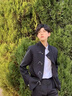 威登羊新中式西裝外套男小眾設計感中國風(fēng)西服套裝高級感立領(lǐng)上衣中山裝 黑外套+白襯衫+西褲【三件 XL 曬單實(shí)拍圖