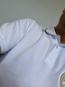 VERSACE JEANS COUTURE范思哲男裝短袖潮流百搭圖案LOGO男士POLO衫禮物 白色 XL 曬單實(shí)拍圖