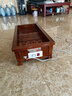 太陽花 烤火桶烤火箱火爐電火桶家用長方形電火桶實木取暖器烤腳取暖器烤腳爐暖腳箱暖腳爐暖箱烤火神器 皇家定制【全實木80*41*22CM】 曬單實拍圖
