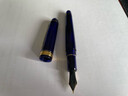 白金 日本 白金鋼筆世紀 3776 金筆 platinum桂冠綠城堡白14K金筆送禮筆 藍色 F 尖 曬單實(shí)拍圖