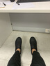 斯凱奇（Skechers）商務(wù)休閑皮鞋男一腳蹬工作鞋舒適低幫休閑鞋流行正裝鞋 77157 黑色/BLK 42.5 曬單實(shí)拍圖