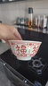 舍里中式復古福字米飯碗陶瓷餐具套裝家用吃飯碗小碗瓷碗組合2026新款 4.5英寸反口碗-紅色 4.5英寸 【精美禮盒】 曬單實(shí)拍圖