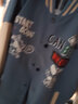 執(zhí)琴之手學(xué)生棒球服外套男士春秋季潮牌流褂子韓版新款休閑上衣服港風(fēng)夾克 藍(lán)色 2XL 曬單實(shí)拍圖