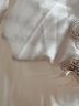 MOXTOC性感睡衣女士冰丝睡裙V领薄款蕾丝宽松显瘦仿真丝家居服 藕粉色 170XL(120-135斤) 实拍图