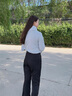 貓人（MiiOW）短款時尚防曬衣女披肩冰絲透氣防紫外線遮陽皮膚衣戶外騎行外套 KY7006S銀灰色-女(短款) 均碼 （建議90-130斤以內(nèi)） 曬單實拍圖