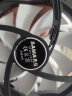 先马（SAMA）冰晶1S 12cm机箱散热风扇 液压轴承/三色定彩/轴心发光/LED散热风扇/安静低噪音/大4D接口 实拍图