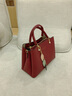 愛(ài)情海牛皮包包女包手提單肩斜挎新娘媽媽婚包生日情人節禮物送女友老婆 【紅色】實(shí)用品牌百搭通勤大容量新年送女生 小眾時(shí)尚輕奢高級感休閑腋下大包 曬單實(shí)拍圖