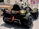 GELSA正版兒童電動(dòng)汽車(chē)蘭博基尼玩具男女小孩駕駛越野跑車(chē)寶寶高檔禮物 曠野綠【大電瓶+搖擺避震+皮座】 曬單實(shí)拍圖