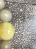 琥派【一物一圖一證】蜜蠟單珠圓珠男女士佛珠滿蜜白花蜜蠟散珠 俄料 圓珠 4.7克 20毫米 曬單實拍圖