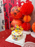 全品屋 2025生日快樂氣球裝飾布置兒童寶寶滿月百天周歲紅色派對背景 氣球50個混裝+氣筒+彩帶 曬單實拍圖