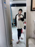皮爾卡丹（pierre cardin）搭配鯊魚褲的上衣包臀中長款衛(wèi)衣打底衫女秋冬遮屁股內(nèi)搭長袖T恤 沙漠巴士-杏色（不加絨） S 推薦80-105斤 曬單實拍圖