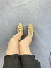 ZHR棉鞋女復古保暖加絨毛毛鞋子女輕便厚底休閑女鞋 KS22B 卡其色 37 曬單實(shí)拍圖