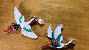 中國(guó)風(fēng)仙鶴神鹿胸針復(fù)古荷花錦鯉金屬徽章男女個(gè)性創(chuàng)意別針 仙鶴飛翔+仙鶴展翅 曬單實(shí)拍圖