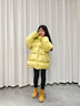 雅鹿2025新款洋氣兒童羽絨服男童女童寶寶中大童短款冬季加厚外套冬裝 黃色 160 曬單實拍圖