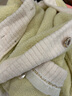 紅豆居家【24冬季新品】半邊絨睡衣女撞色翻領(lǐng)女士家居服 茉莉黃 165/88A  曬單實(shí)拍圖