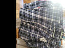 BOSS新品 男士black系列休閑長(cháng)袖襯衫男裝禮物男 50508707 481 藍色多色格紋 L 曬單實(shí)拍圖