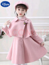 G.DUCKKIDS童裝名品 女童秋裝套裝2025年新款3-14歲中大童秋冬季兩件套小女 粉色【帽子+外套+裙子】 120cm 曬單實(shí)拍圖
