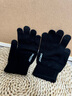 蘭萊美跑步運動(dòng)手套男女專(zhuān)業(yè)戶(hù)外秋冬保暖徒步登山冬訓抓絨觸屏騎行防滑 黑色 均碼 曬單實(shí)拍圖