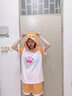 束時(shí)·創(chuàng  )漫連體睡衣男卡通動(dòng)漫女夏季純棉短袖二次元倉鼠柴犬動(dòng)物家居服 柯基，分體 2XL 曬單實(shí)拍圖