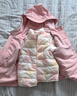 戴維貝拉（DAVE＆BELLA）冬季新款女童棉服兩件套兒童冬裝上衣三防男寶寶連帽外套童裝 深粉色【現貨】 100 cm（建議身高90-100cm） 曬單實(shí)拍圖