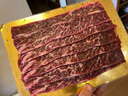 酥領(lǐng)鮮 澳洲和牛原切烤肉片M9牛小排上腦邊板腱牛肉片 燒烤火鍋食材 和牛M9牛小排烤肉片【250克】 曬單實(shí)拍圖