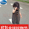 迪士尼（Disney）兒童褲子韓版春夏新品2024女童復古牛仔背帶褲寶寶可愛(ài)大PP連體褲 黑灰色 90 cm 曬單實(shí)拍圖