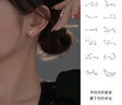 LnieerS925銀12星座銀耳釘女養耳耳環(huán)2026年新款潮日常耳釘女小眾設計感 S925銀【水瓶座】耳釘 曬單實(shí)拍圖