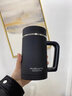富光 富光保溫杯男女304不銹鋼帶蓋帶過(guò)濾網(wǎng)老人家用泡茶杯商務(wù)辦公帶手柄水杯子刻字 磨砂黑色480ml 曬單實(shí)拍圖