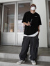 賽琪（SAIQI）冰絲短袖t恤男速干運(yùn)動(dòng)吸汗透氣夏季跑步健身體恤 黑色 3XL 曬單實(shí)拍圖