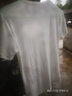 嘉曄純白色短袖T恤男夏圓領(lǐng)純色高質(zhì)量白色文化衫廣告衫定制T恤打底衫 純色短T 圓領(lǐng) L 曬單實(shí)拍圖