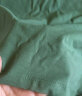 艾路丝婷夏装短袖T恤女上衣韩版修身圆领纯色棉体恤TX3361 墨绿色 165/88A/L 实拍图