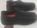 策樂（CELE）男鞋新品男士休閑皮鞋春季商務(wù)休閑鞋子男皮鞋軟底開車鞋 黑色（系帶打孔） 41 曬單實(shí)拍圖