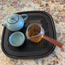 唐豐茶盤迷你小型家用竹制功夫茶托一人用茶臺新中式簡約干泡盤瀝水盤 寶塔茶盤(中) 曬單實拍圖