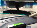 3R 车内后视镜改装通用大视野汽车室内防眩目蓝镜反光镜曲面广角镜 【平面蓝镜】3R-336（30*8厘米） 实拍图