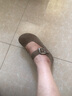 思加圖新款休閑大頭鞋勃肯鞋厚底丑萌鞋女單鞋子S8554CA4 茶駝色 38 曬單實拍圖