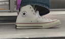匡威（Converse）新款1970s經(jīng)典款三星標男鞋高幫休閑女鞋黑色復古帆布鞋板鞋 米白 162053C 39 曬單實(shí)拍圖