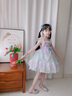 G.DUCKKIDS童裝洛麗塔公主裙女童連衣裙夏季2025新款美人魚公主裙兒童裙子夏 單件裙子+閃光燈 120尺碼5~6歲【110-120cm】 曬單實(shí)拍圖