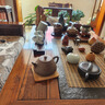 藏壺天下宜興純手工刻繪紫砂壺國(guó)工朱倩冰原礦青灰泥玉蘭石瓢 玉立石瓢 曬單實(shí)拍圖