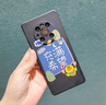美殼殼 華為mate40手機殼女款mate40pro+超薄散熱防摔磨砂卡通軟殼直邊液態(tài)硅膠保護套潮男 華為Mate40 Pro-【暗夜黑-有點希望】 曬單實拍圖