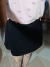 黑色短裙女a(chǎn)字裙不規則2022春秋冬季夏天開(kāi)叉防走光小個(gè)子高腰半身裙夏季 黑色 L 曬單實(shí)拍圖