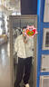 DZZIT地素燈芯絨拼接羽絨服春季趣味夢(mèng)幻少女風(fēng)時(shí)髦女3I1K2011C 漂白色 M 曬單實(shí)拍圖