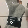 匡威（Converse）官方 男復(fù)古校園風(fēng)短筒襪襪子（三雙裝）10028076 10028077-A01 L 曬單實(shí)拍圖