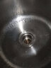 巢屋居廚房不銹鋼水槽單槽圓形洗菜盆水池陽(yáng)臺洗衣盆單水斗加深厚小水槽 圓水槽(42.5CM) 曬單實(shí)拍圖