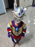 ULTRAMAN衣服正版男童賽羅春裝衛衣套裝新款女孩帥氣蜘蛛俠春秋長(cháng)袖兩件套 【特利迦】春秋套裝【可發(fā)光】  120 cm 曬單實(shí)拍圖