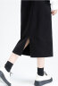 La Chapelle City拉夏贝尔半身裙女2024新款春季流行梨型身材a字长款包臀裙 2024升级款：黑-纯色（不加绒） M 实拍图