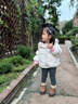 班喜迪女童棉服外套冬裝2025新款洋氣兒童加絨夾棉連帽棉衣冬季寶寶棉襖 米色 100 cm 曬單實(shí)拍圖