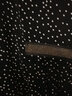 莎妮朵羅大碼女裝胖妹妹夏裝新品胖mm顯瘦款遮肚子波點A字雪紡連衣裙17182 黑色 4XL 建議160-180斤穿著 曬單實拍圖